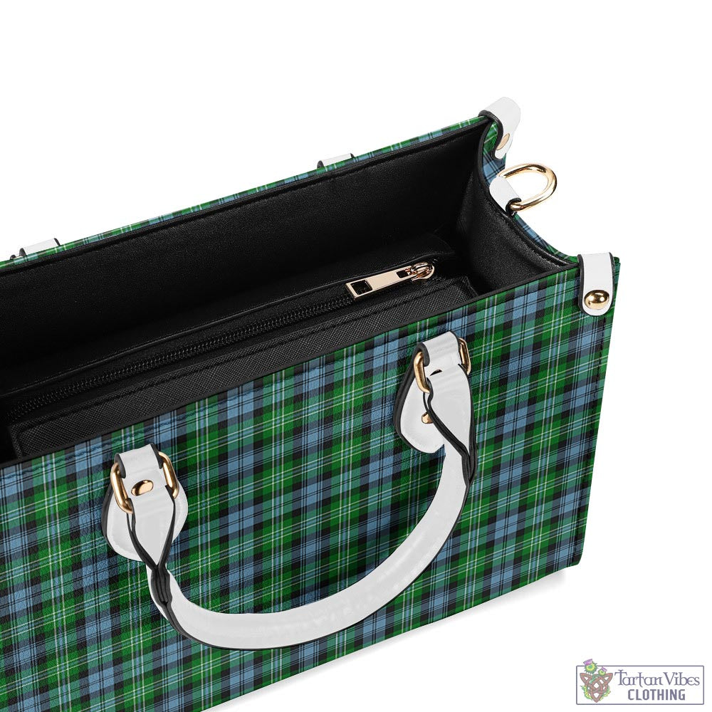 Tartan Vibes Clothing Arbuthnot Ancient Tartan Luxury Leather Handbags