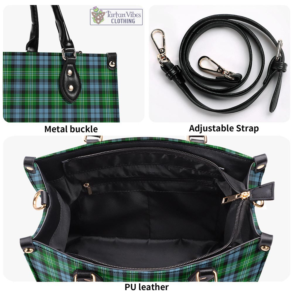 Tartan Vibes Clothing Arbuthnot Ancient Tartan Luxury Leather Handbags