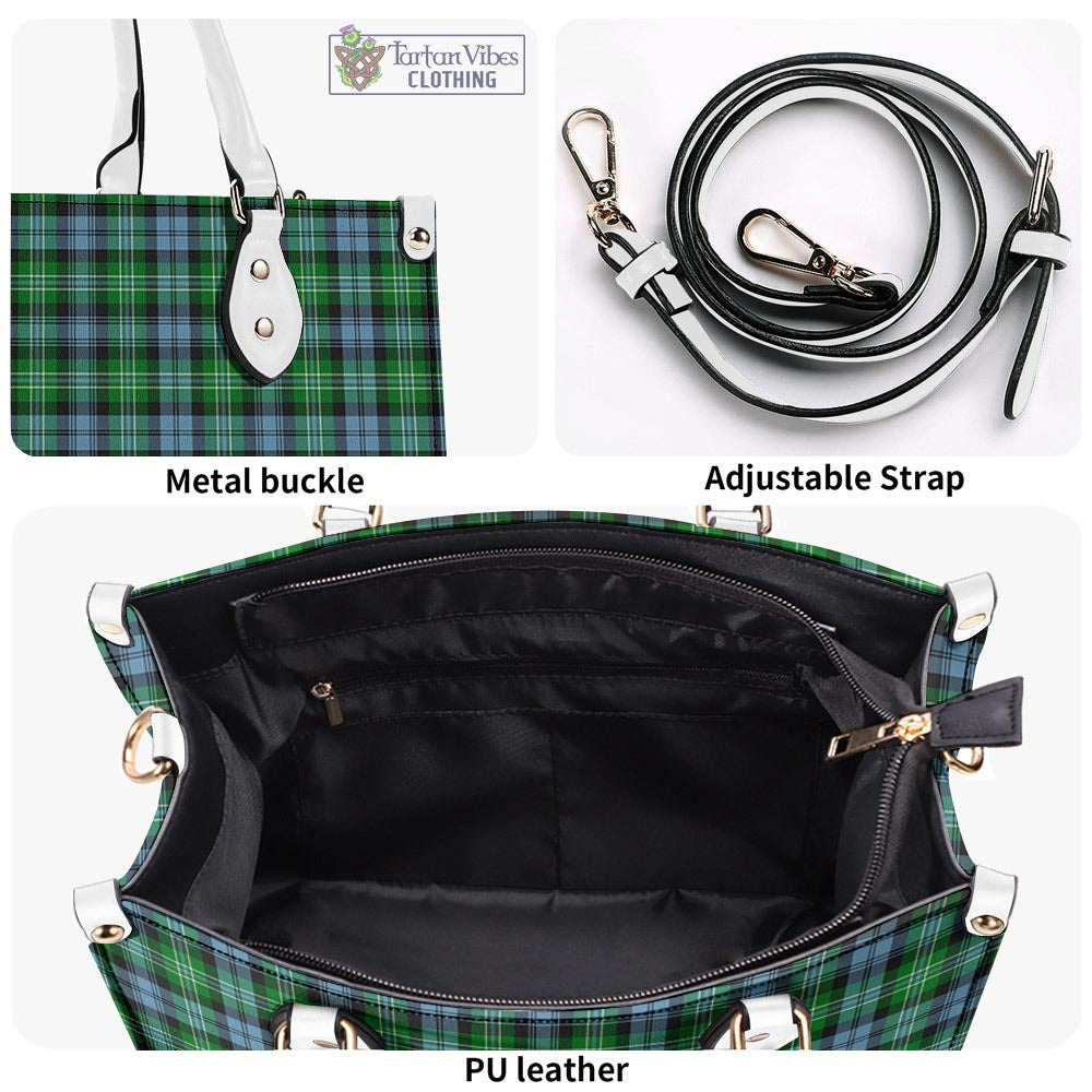 Tartan Vibes Clothing Arbuthnot Ancient Tartan Luxury Leather Handbags