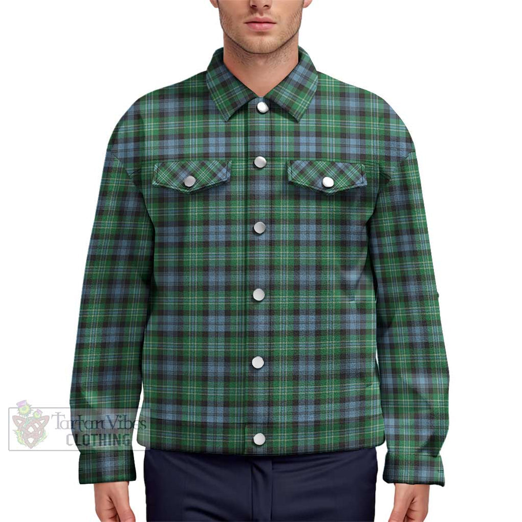 Arbuthnot Ancient Tartan Unisex Lapel Cotton Jacket Unisex - Tartan Vibes Clothing