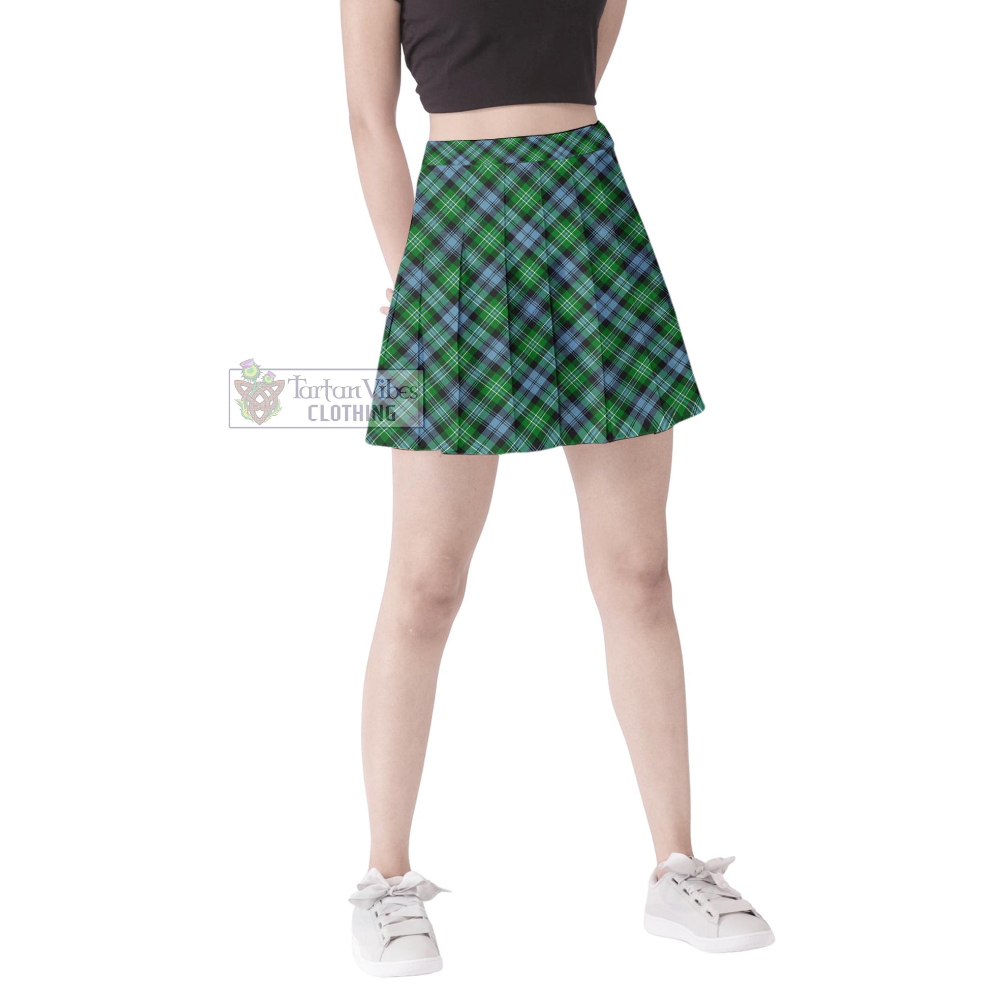 Tartan Vibes Clothing Arbuthnot Ancient Tartan Women's Plated Mini Skirt