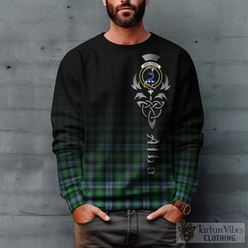 Arbuthnot Ancient Tartan Sweatshirt Featuring Alba Gu Brath Family Crest Celtic Inspired