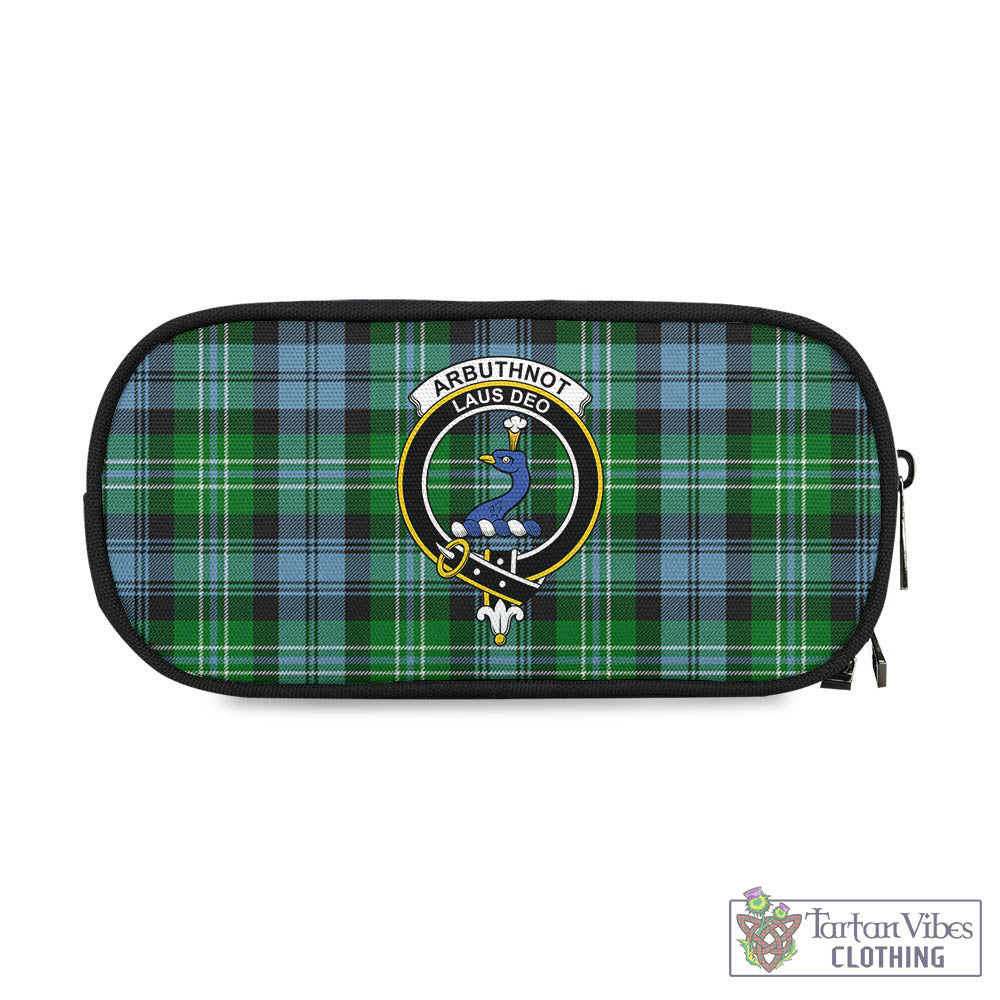 Tartan Vibes Clothing Arbuthnot Ancient Tartan Pen and Pencil Case with Family Crest