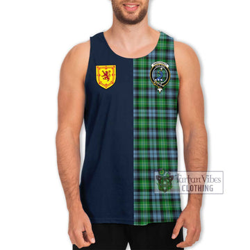 Arbuthnot Ancient Tartan Men's Tank Top Alba with Scottish Lion Royal Arm Half Style