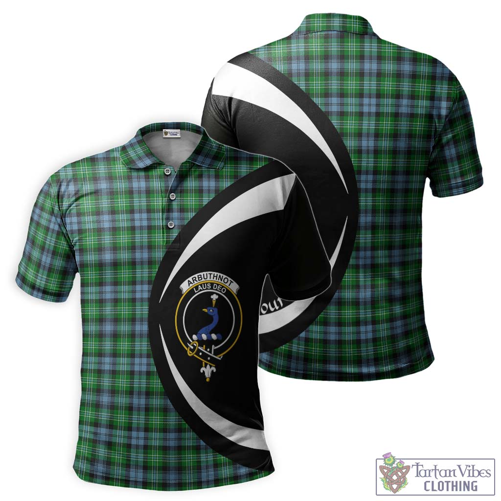 Arbuthnot Ancient Tartan Men's Polo Shirt with Family Crest Circle Style Kid - Tartan Vibes Clothing