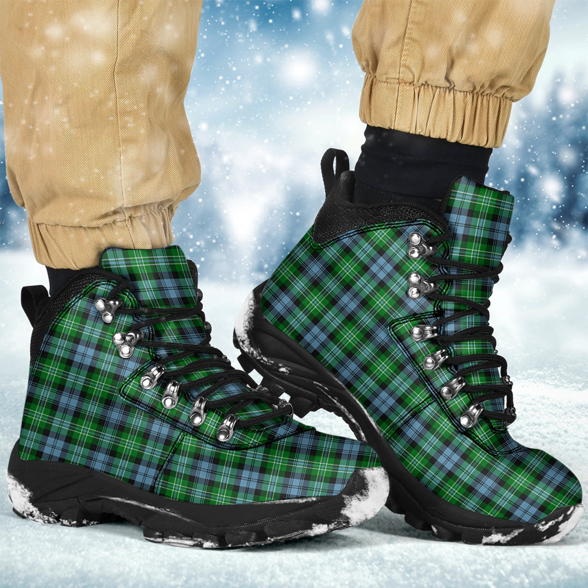 Arbuthnot Ancient Tartan Alpine Boots - Tartanvibesclothing