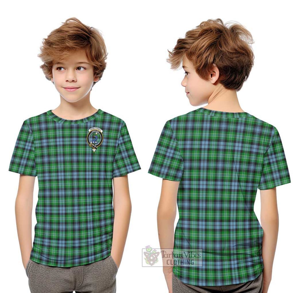 Arbuthnot Ancient Tartan Kid T-Shirt with Family Crest Youth XL Size14 - Tartanvibesclothing Shop