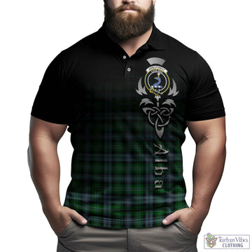 Arbuthnot Ancient Tartan Polo Shirt Featuring Alba Gu Brath Family Crest Celtic Inspired