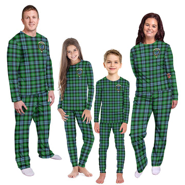 Arbuthnot Ancient Tartan Pajamas Family Set with Family Crest