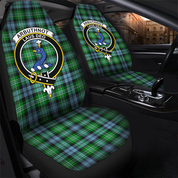 Arbuthnot Ancient Tartan Car Seat Cover with Family Crest