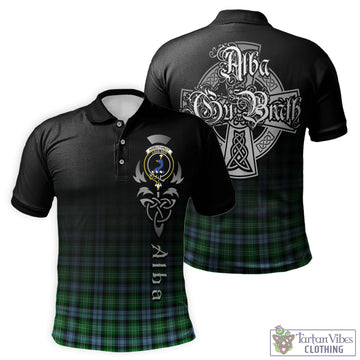 Arbuthnot Ancient Tartan Polo Shirt Featuring Alba Gu Brath Family Crest Celtic Inspired