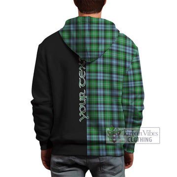 Arbuthnot Ancient Tartan Hoodie with Family Crest and Half Of Me Style