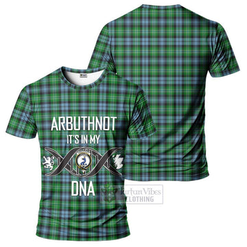 Arbuthnot Ancient Tartan T-Shirt with Family Crest DNA In Me Style