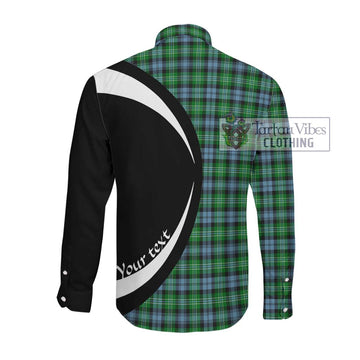 Arbuthnot Ancient Tartan Long Sleeve Button Up with Family Crest Circle Style