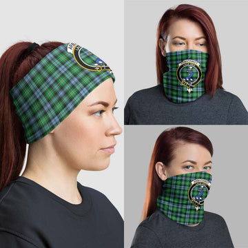 Arbuthnot Ancient Tartan Neck Gaiters, Tartan Bandanas, Tartan Head Band with Family Crest