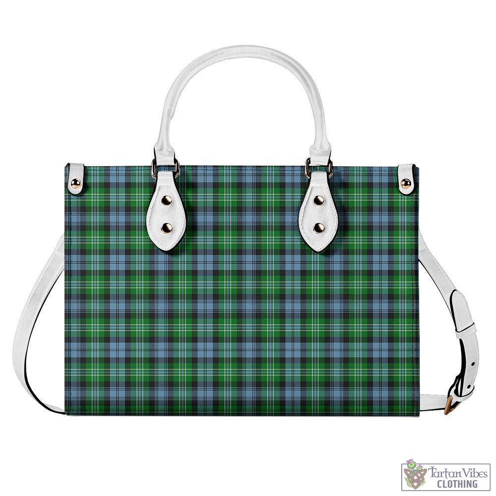 Tartan Vibes Clothing Arbuthnot Ancient Tartan Luxury Leather Handbags