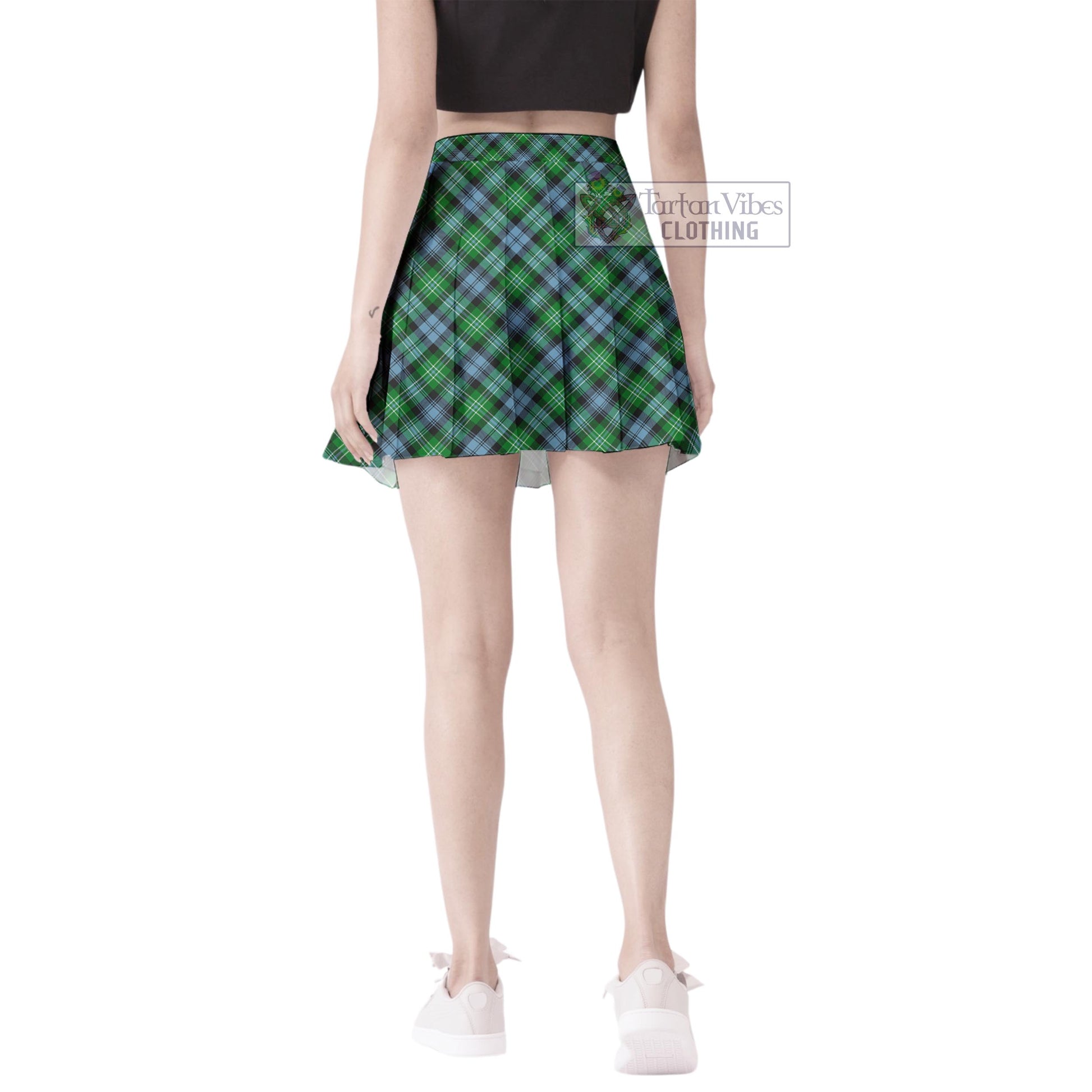 Tartan Vibes Clothing Arbuthnot Ancient Tartan Women's Plated Mini Skirt