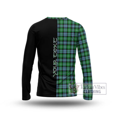 Arbuthnot Ancient Tartan Long Sleeve T-Shirt with Family Crest and Half Of Me Style