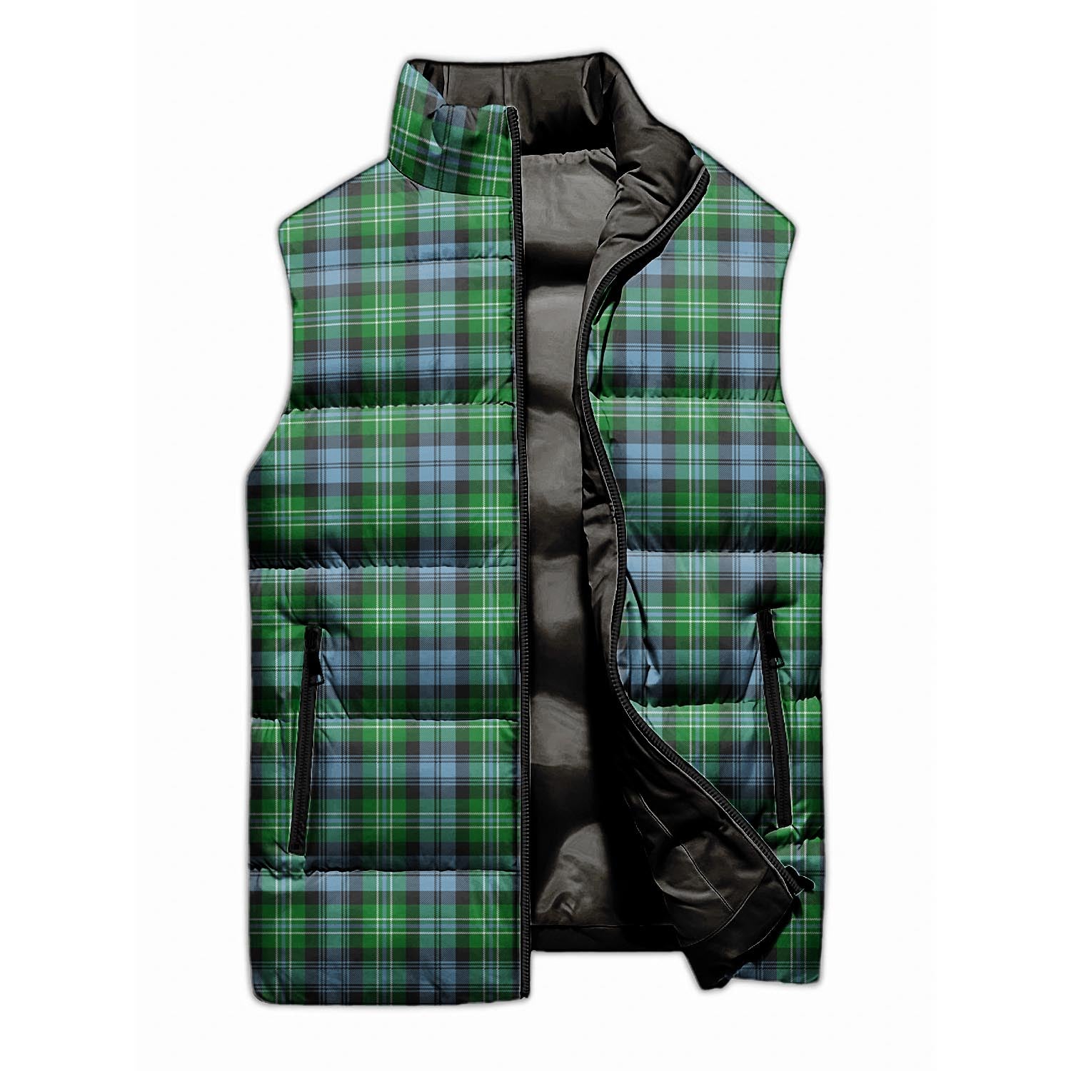 Arbuthnot Ancient Tartan Sleeveless Puffer Jacket - Tartanvibesclothing