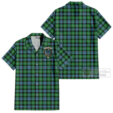 Arbuthnot Ancient Tartan Cotton Hawaiian Shirt with Family Crest