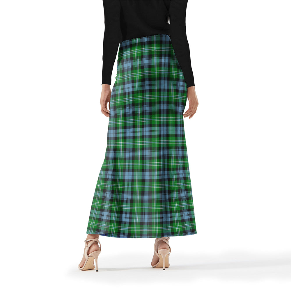 Arbuthnot Ancient Tartan Womens Full Length Skirt - Tartanvibesclothing