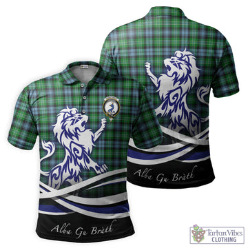 Arbuthnot Ancient Tartan Polo Shirt with Alba Gu Brath Regal Lion Emblem