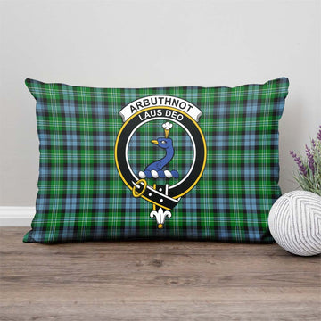 Arbuthnot Ancient Tartan Pillow Cover with Family Crest