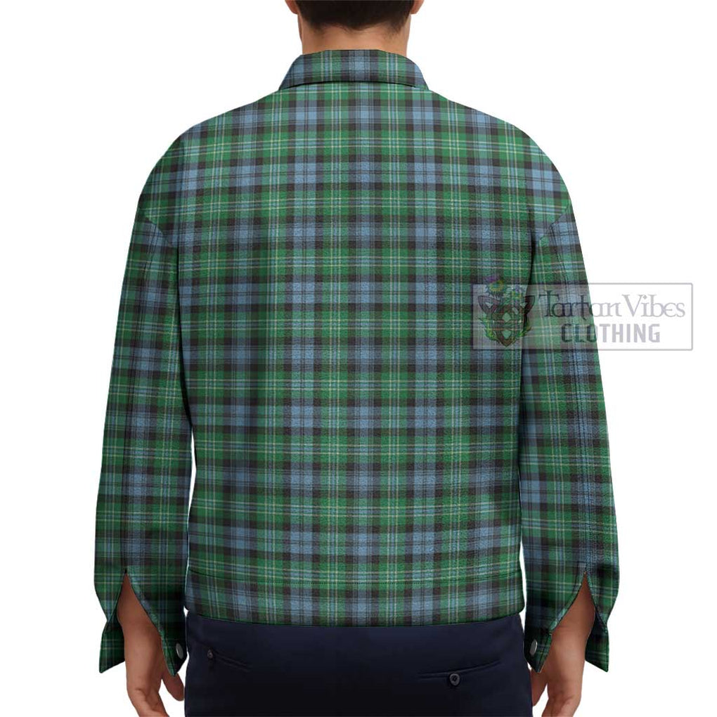 Arbuthnot Ancient Tartan Unisex Lapel Cotton Jacket - Tartan Vibes Clothing