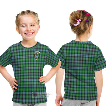 Arbuthnot Ancient Tartan Kid T-Shirt with Family Crest