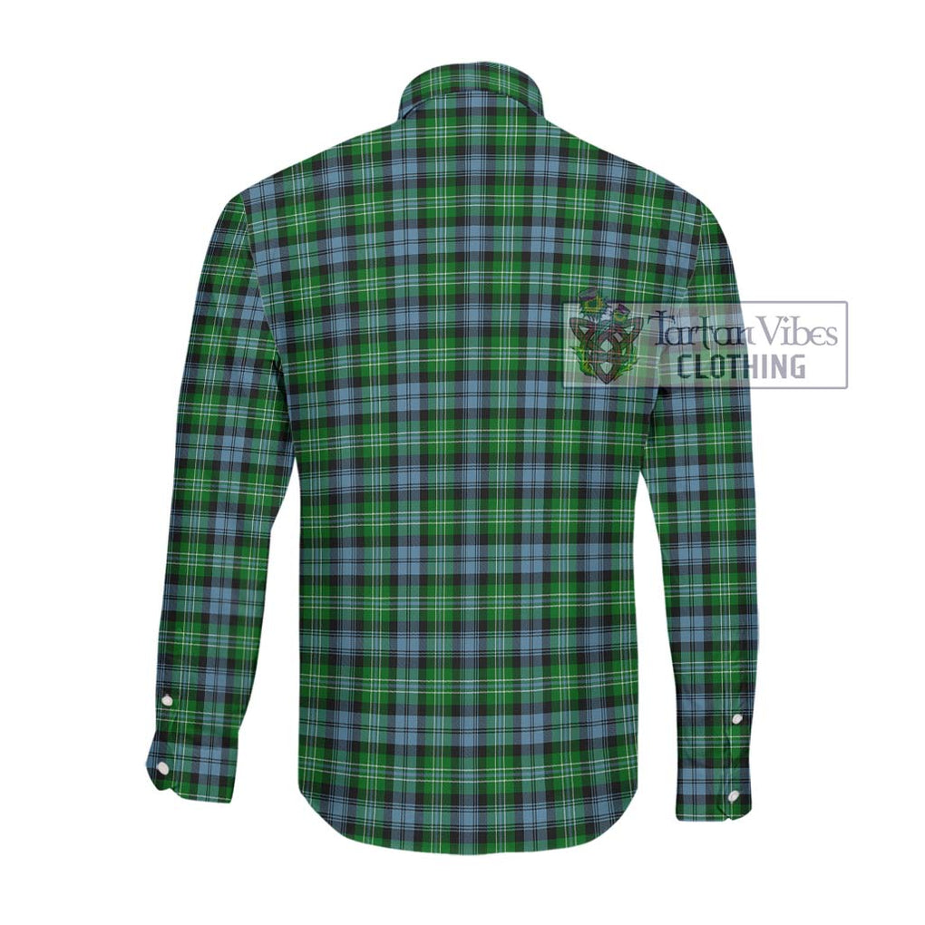 Arbuthnot Ancient Tartan Long Sleeve Button Shirt with Family Crest DNA In Me Style - Tartanvibesclothing Shop