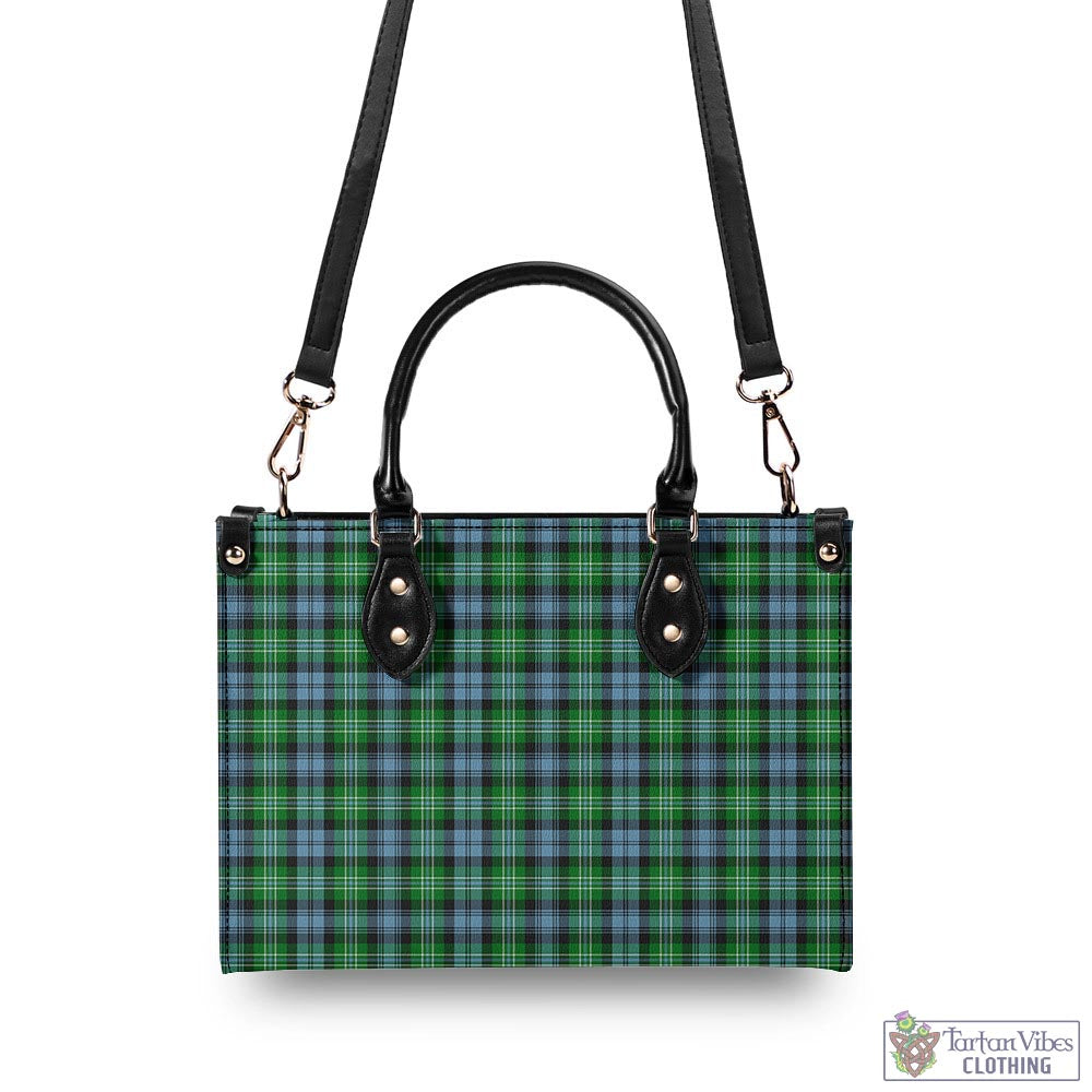 Tartan Vibes Clothing Arbuthnot Ancient Tartan Luxury Leather Handbags