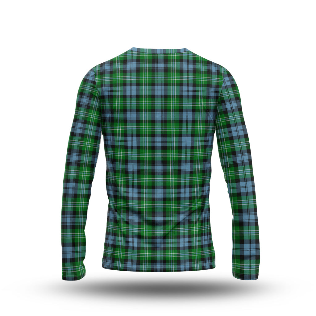 Arbuthnot Ancient Tartan Long Sleeve T-Shirt with Family Crest - Tartanvibesclothing