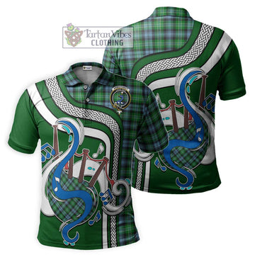 Arbuthnot Ancient Tartan Polo Shirt with Epic Bagpipe Style