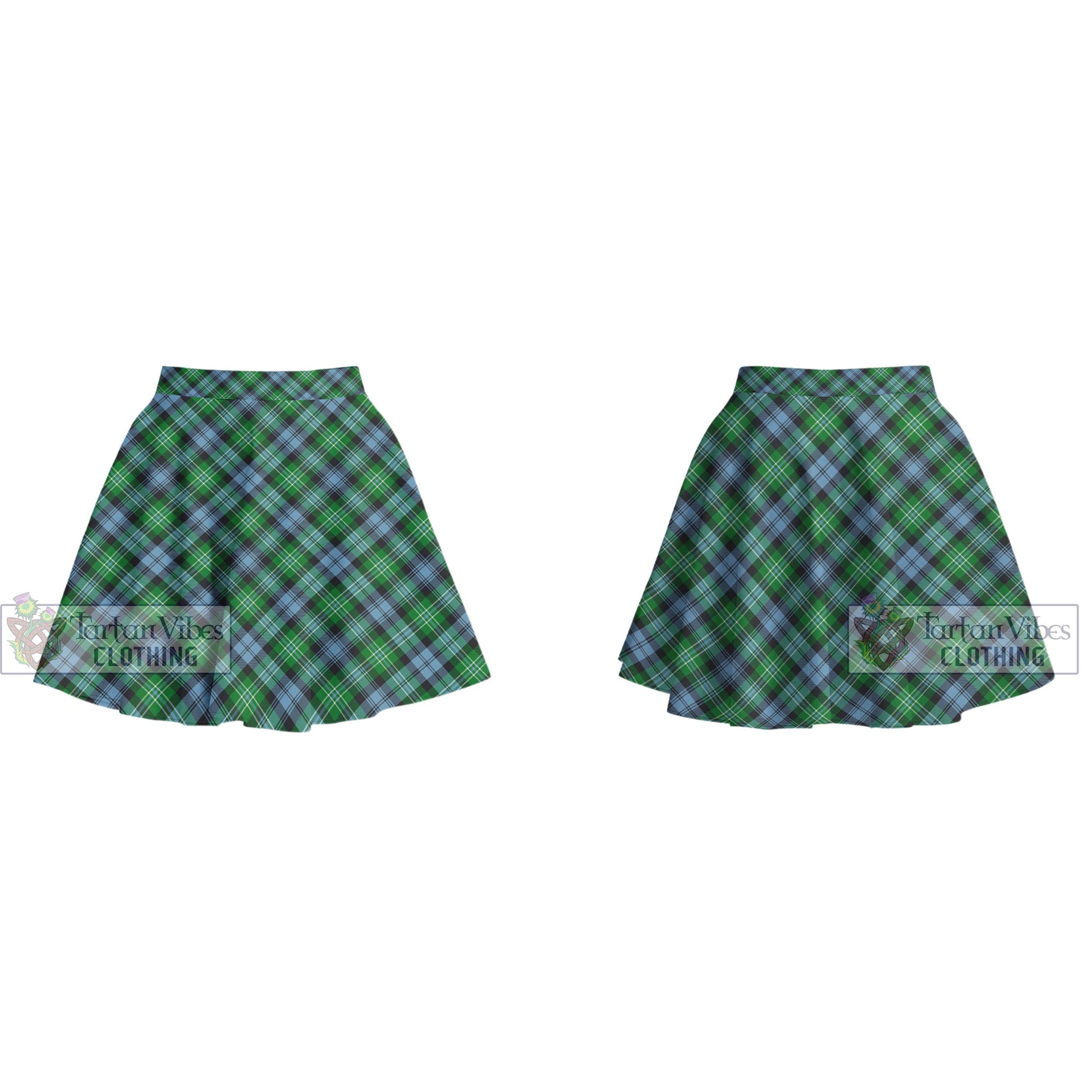 Tartan Vibes Clothing Arbuthnot Ancient Tartan Women's Plated Mini Skirt