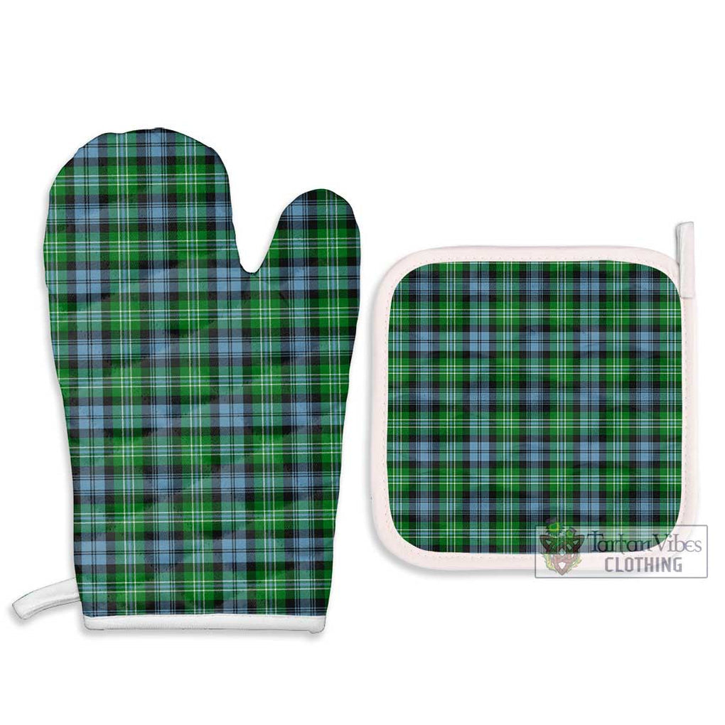 Arbuthnot Ancient Tartan Combo Oven Mitt & Pot-Holder Combo 1 Oven Mitt & 2 Pot-Holder White - Tartan Vibes Clothing