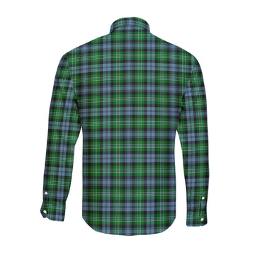 Arbuthnot Ancient Tartan Long Sleeve Button Up Shirt with Family Crest