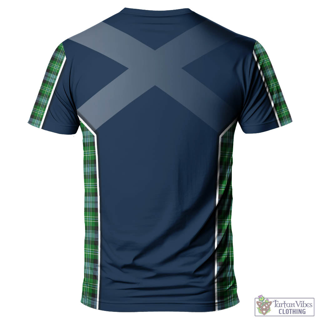 Tartan Vibes Clothing Arbuthnot Ancient Tartan T-Shirt with Family Crest and Scottish Thistle Vibes Sport Style