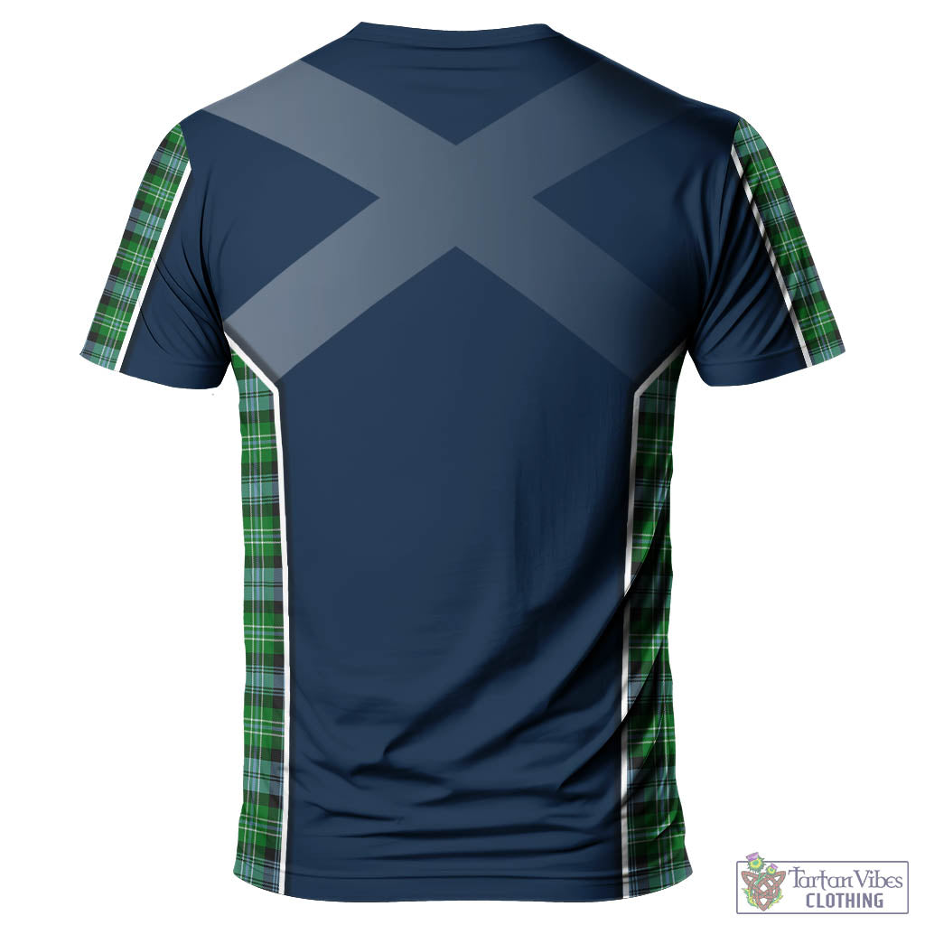 Tartan Vibes Clothing Arbuthnot Ancient Tartan T-Shirt with Family Crest and Lion Rampant Vibes Sport Style