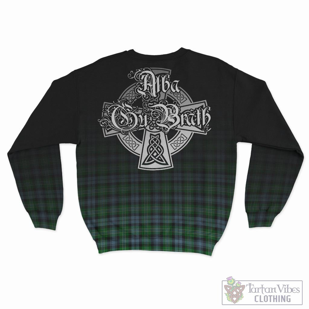 Tartan Vibes Clothing Arbuthnot Ancient Tartan Sweatshirt Featuring Alba Gu Brath Family Crest Celtic Inspired