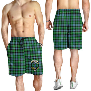 Arbuthnot Ancient Tartan Mens Shorts with Family Crest