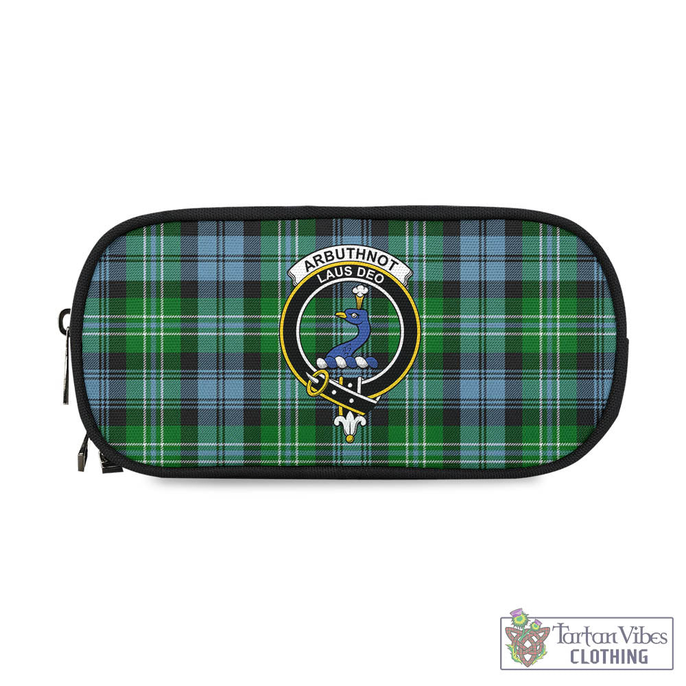 Tartan Vibes Clothing Arbuthnot Ancient Tartan Pen and Pencil Case with Family Crest