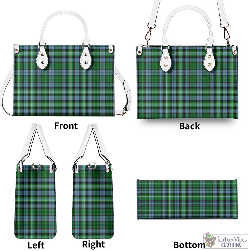 Tartan Vibes Clothing Arbuthnot Ancient Tartan Luxury Leather Handbags