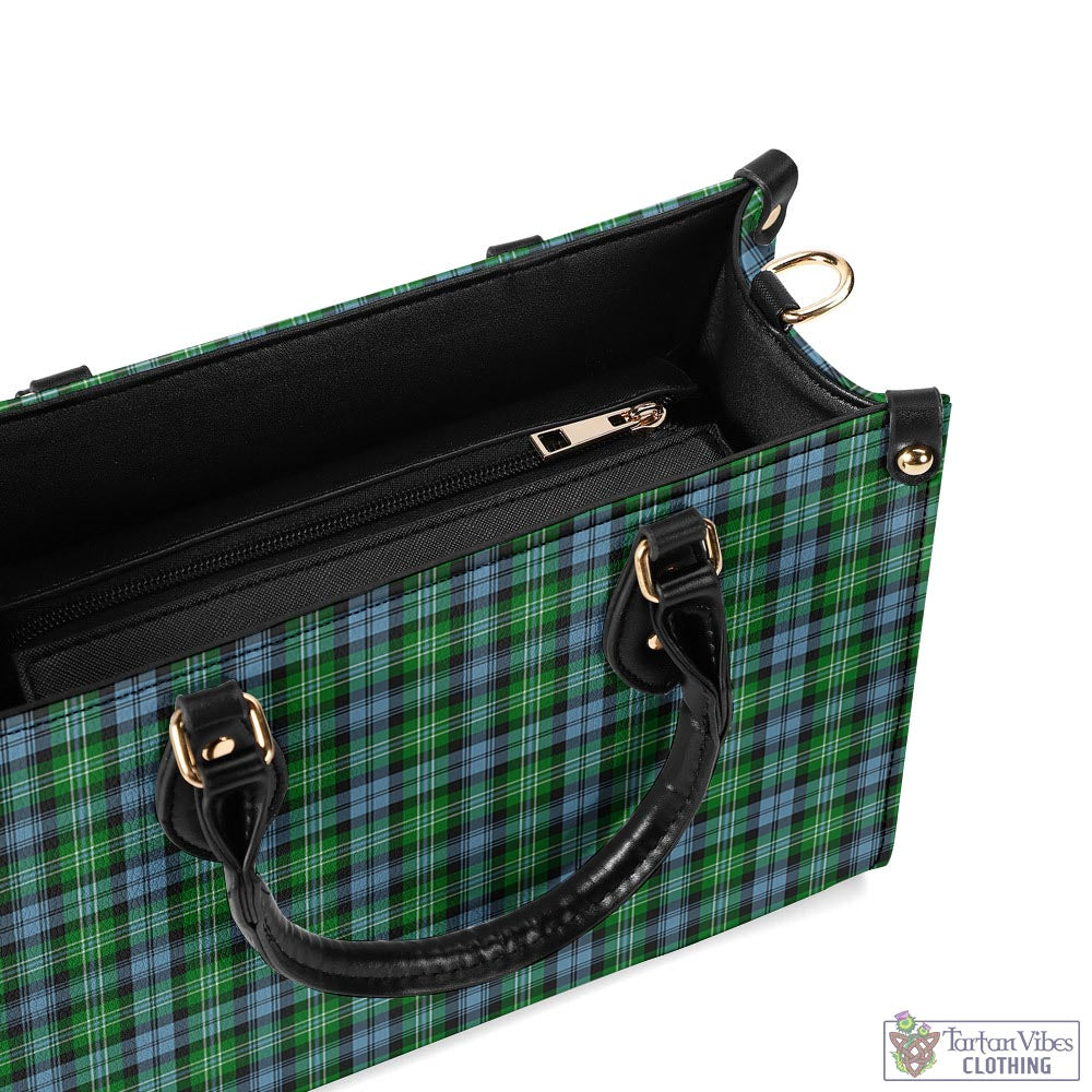 Tartan Vibes Clothing Arbuthnot Ancient Tartan Luxury Leather Handbags