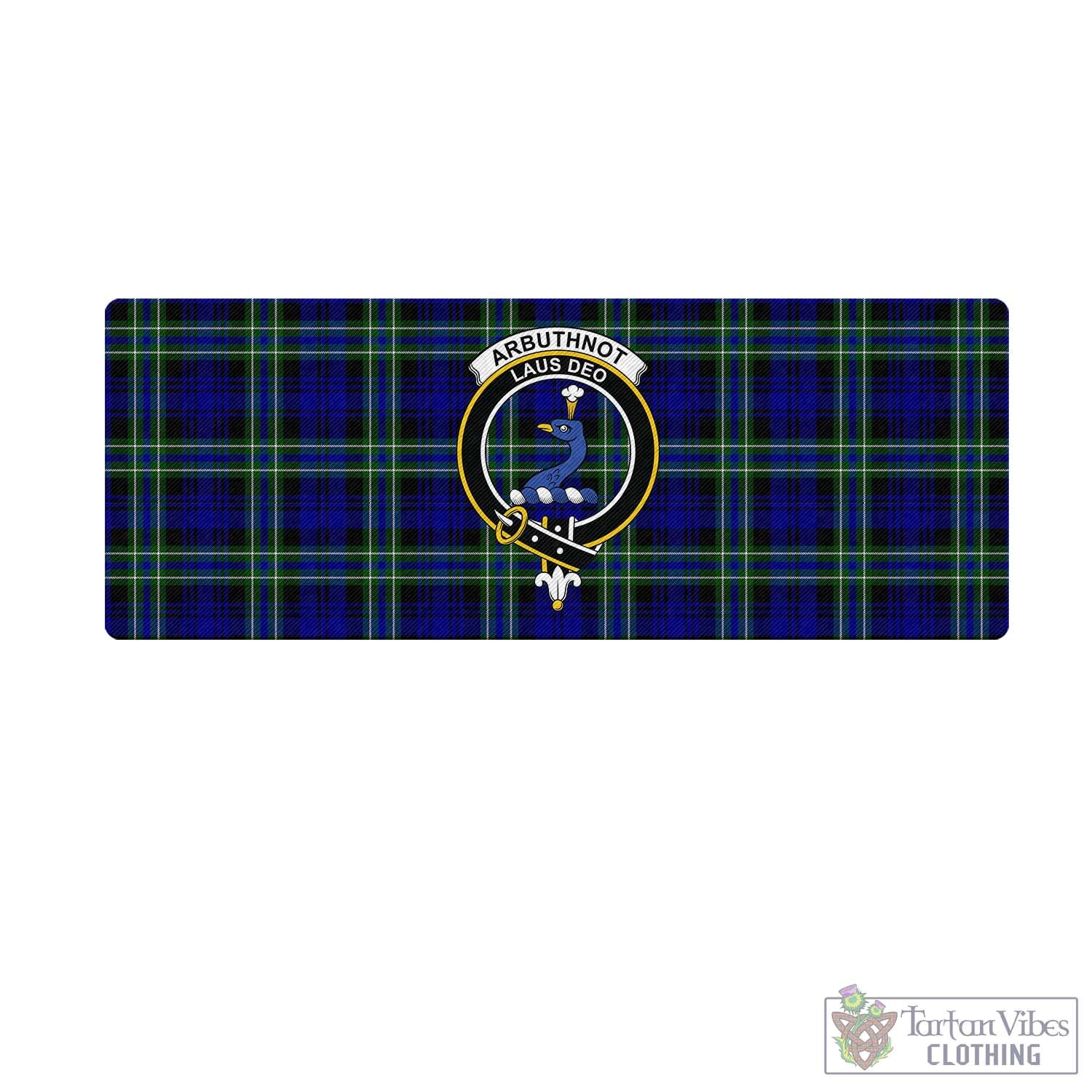 Tartan Vibes Clothing Arbuthnot Modern Tartan Mouse Pad with Family Crest