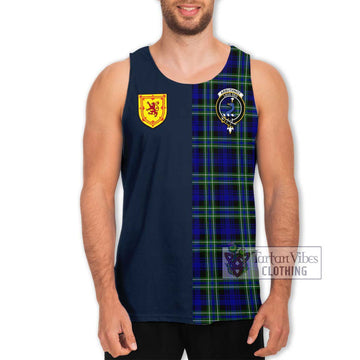 Arbuthnot Modern Tartan Men's Tank Top Alba with Scottish Lion Royal Arm Half Style