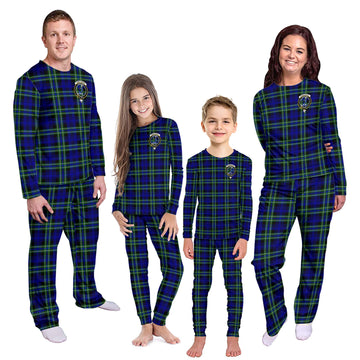 Arbuthnot Modern Tartan Pajamas Family Set with Family Crest