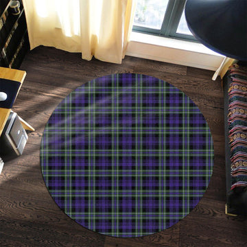 Arbuthnot Modern Tartan Round Rug