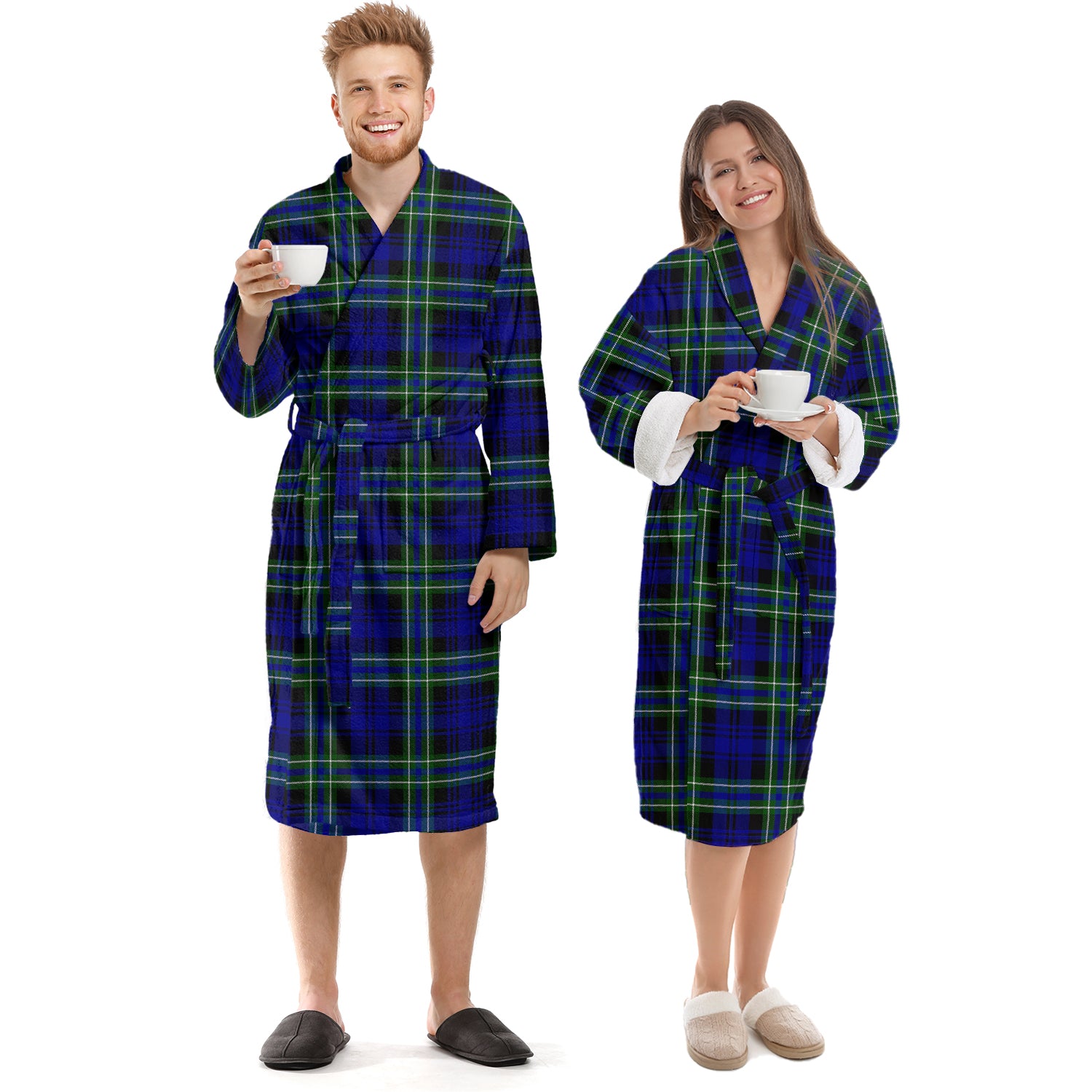 Arbuthnot Modern Tartan Bathrobe Unisex S - Tartan Vibes Clothing