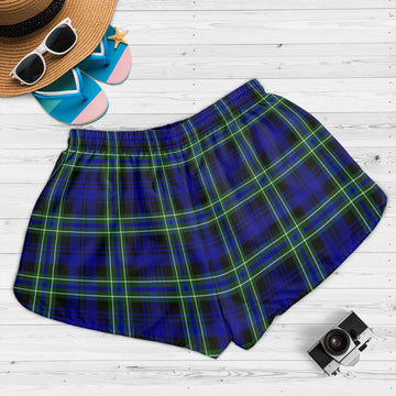 Arbuthnot Modern Tartan Womens Shorts with Family Crest