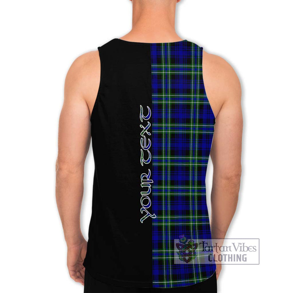 Arbuthnot Modern Tartan Men's Tank Top with Family Crest and Half Of Me Style - Tartanvibesclothing Shop